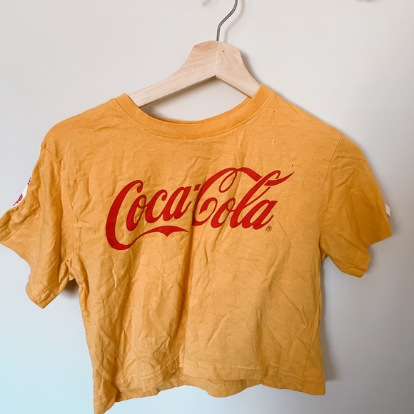 Coca Cola Retro cropped T-Shirt💛 - Picture 5 of 5